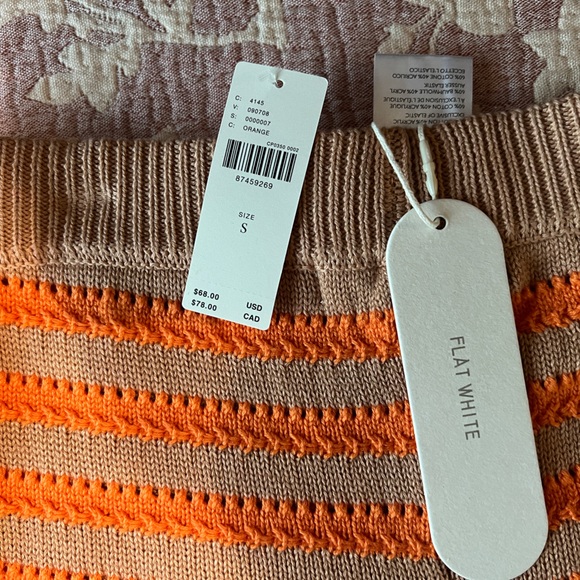 Anthropologie Flat White Knit 2-piece set - Picture 3 of 4